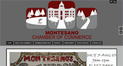 Desktop Screenshot of montesanochamber.org